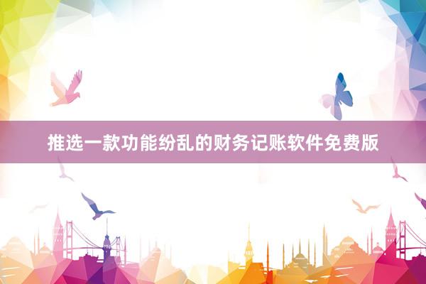 推选一款功能纷乱的财务记账软件免费版